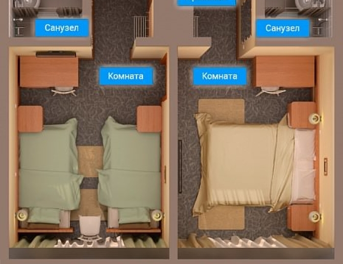 Семейный 2х комнатный, разделенный дверью - Санаторий «Родник Алтая» Белокуриха